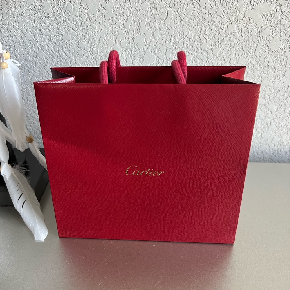 Authentic Red Cartier gift bag.